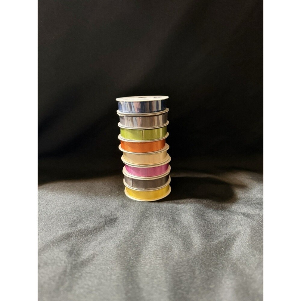 American Crafts Different Color New Ribbon .375 Inch X 4ft.